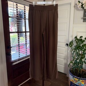 Madewell NWOT High Waist Pull On Taupe Elastic-Waist Pants with Pockets